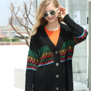 Manteau long en shearling pour femmes