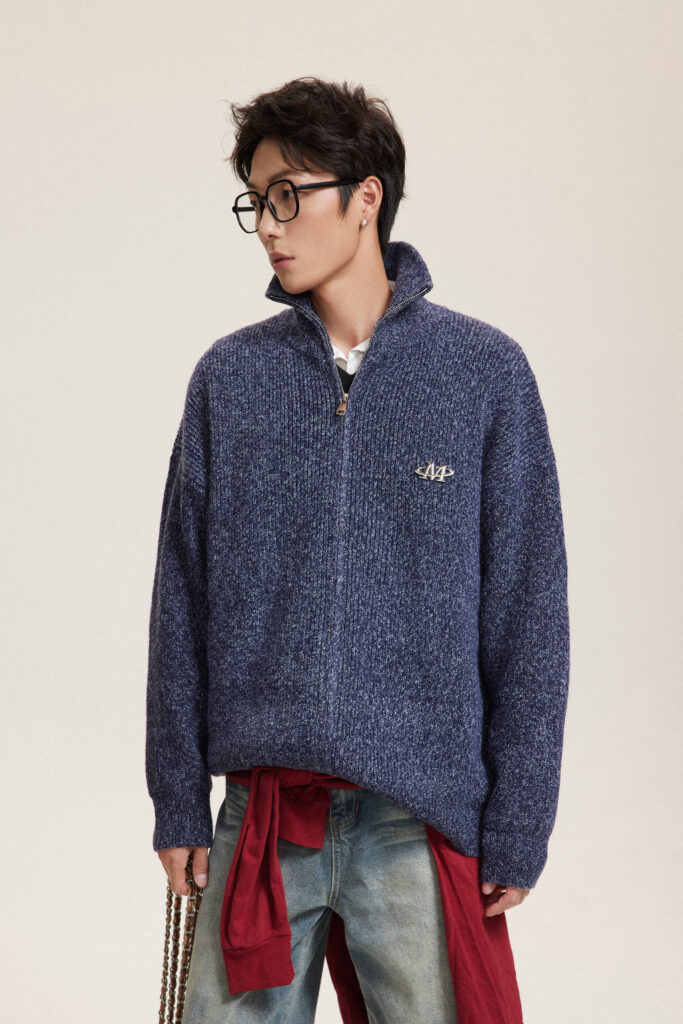 Pulovere Full Zip Merino pentru bărbați